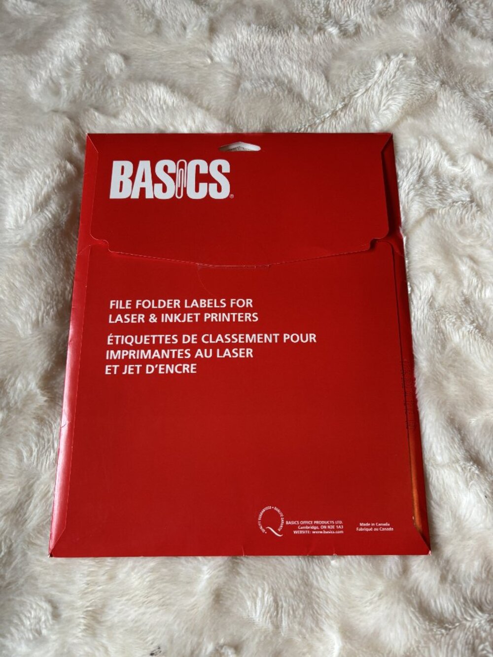Basics File Folder Labels 750 White Laser Inkjet Printable Labels New - Picture 2 of 4